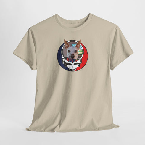 Custom Dog Stealie Unisex Grateful Dead T-Shirt (107)