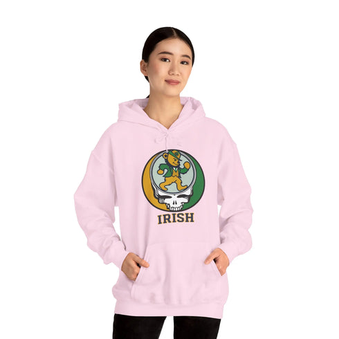 Grateful Dead - Irish Dancing Leprechaun Stealie Unisex Heavy Blend™ Hooded Sweatshirt - StealieShop