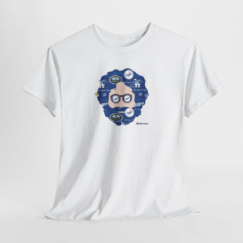 Dodgers Jerry Life is dead.® Unisex Grateful Dead T-Shirt