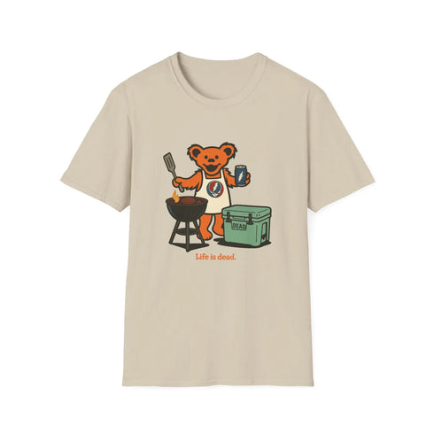 Grateful Dead - Grillin' Bear - Life is dead. Grateful Dead TShirt - StealieShop