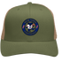New York Football Dancing Bear Stealie Grateful Dead Trucker Cap - Moss | Khaki