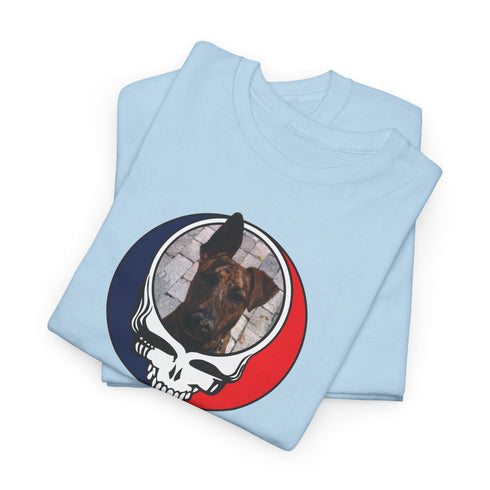 Custom Dog Stealie Unisex Grateful Dead T-Shirt (113)