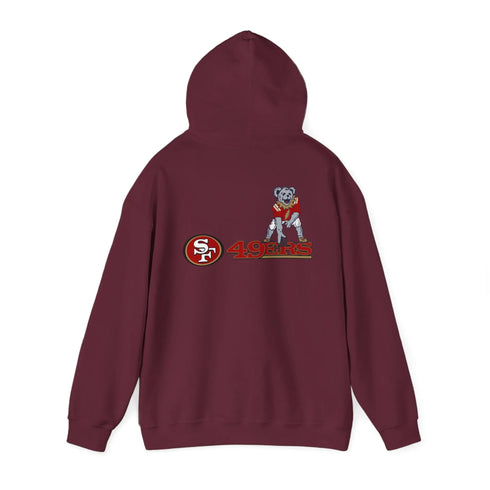 San Francisco 49ers Dancing Bear Unisex Hoodie - NFL - StealieShop