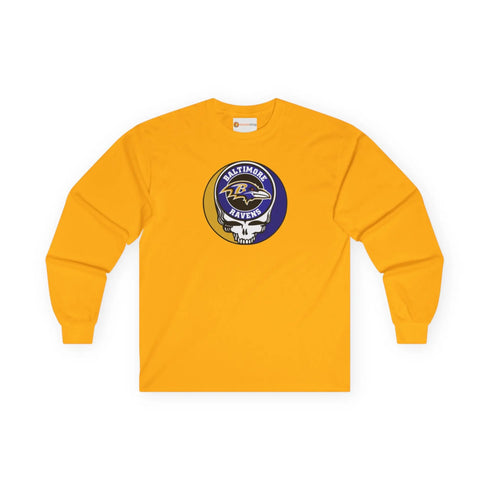 Baltimore Ravens Grateful Dead Long Sleeve Tee Printify