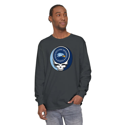 Roger Williams University Garment-Dyed Long Sleeve T-Shirt StealieShop