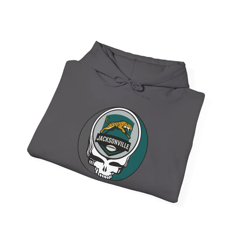 Grateful Dead - Jacksonville Jaguars Stealie Grateful Dead Hooded Sweatshirt - NFL - StealieShop