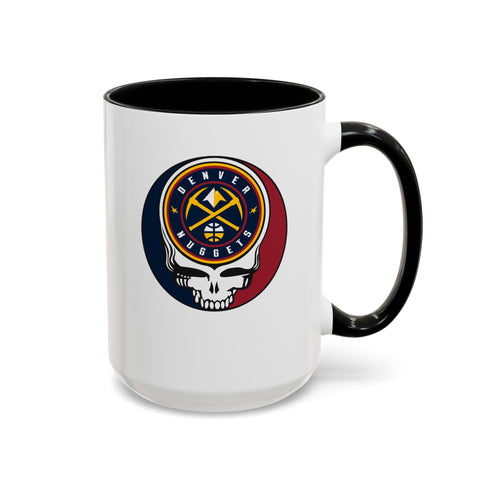 Grateful Dead - Denver Nuggets Grateful Dead Stealie Coffee Mug (11oz or 15oz) - StealieShop