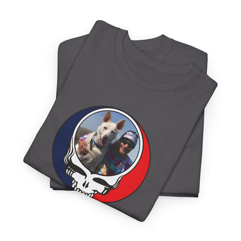 Custom Dog Stealie Grateful Dead T-Shirt