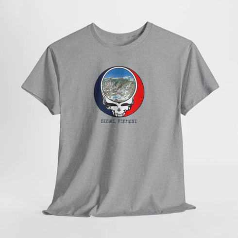 Stowe Trail Map Stealie Grateful Dead T-Shirt