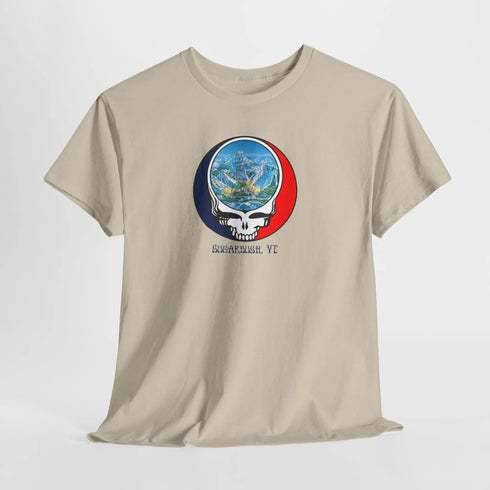 Sugarbush Trail Map Stealie Grateful Dead T-Shirt
