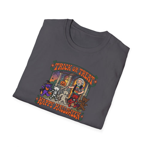 Trick-Or-Treating at Jerry's Place Halloween Stealie T-Shirt