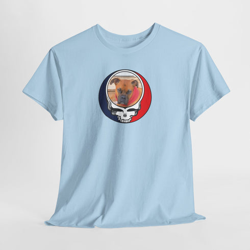 Custom Dog Stealie Unisex Grateful Dead T-Shirt (131)