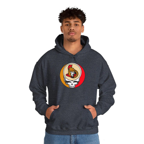 Ottowa Senators Grateful Dead Unisex Heavy Blend Hoodie StealieShop