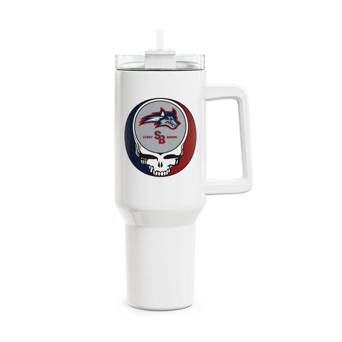 Grateful Dead - Stony Brook University Stealie "Fat Man" Tumbler, Double Insulated 40oz Travel Mug - StealieShop