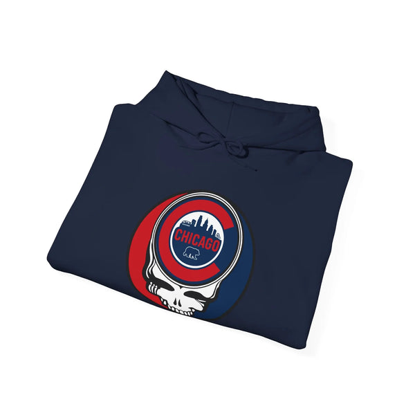 Grateful Dead - Chicago Cubs Grateful Dead Unisex Heavy Blend Hoodie - Hooded Sweatshirt - StealieShop