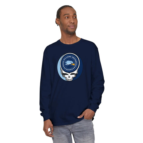 Roger Williams University Garment-Dyed Long Sleeve T-Shirt StealieShop