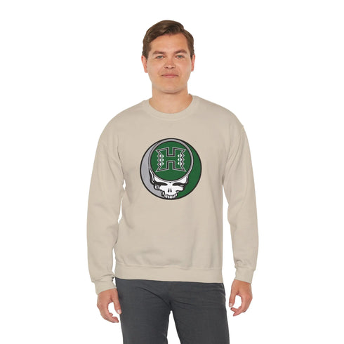 Grateful Dead - University of Hawaii Stealie Crewneck Sweatshirt - StealieShop