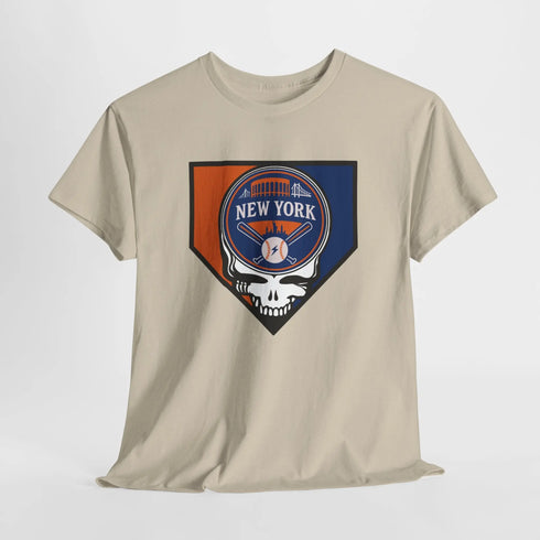 Grateful Dead - Home Run Collection: New York Edition Classic Stealie T-Shirt - MLB - StealieShop