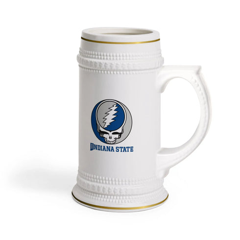 Indiana State University Grateful Dead Stealie Beer Stein Mug - StealieShop