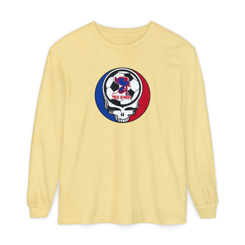DePaul Billy Blue Garment-Dyed Long Sleeve T-Shirt