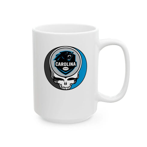Grateful Dead - Carolina Panters Stealie Ceramic Mug - StealieShop