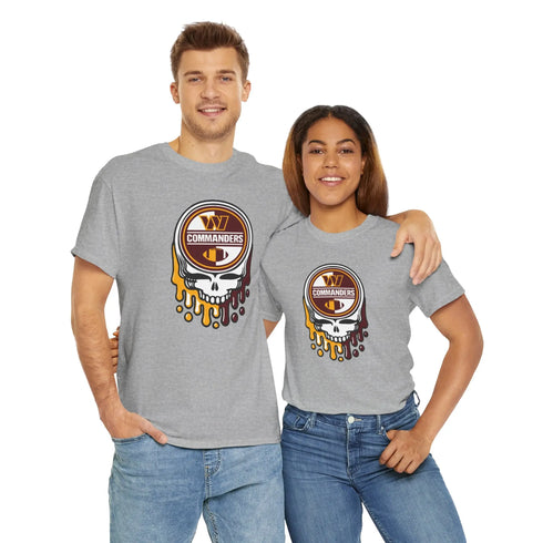 Washington Commanders Grateful Dead Steal Your Face T-Shirt StealieShop