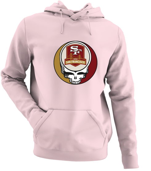 San Francisco Football - Premium Grateful Dead Hoodie - Light Pink - 4