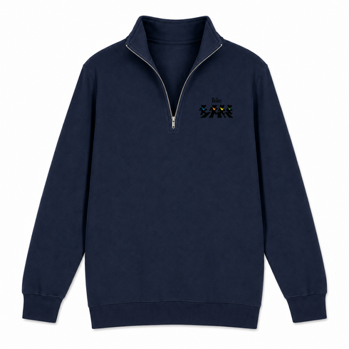 The Bears - Life is dead.® - Premium Grateful Dead Quarter-Zip Pullover - Navy - 4