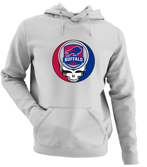 Buffalo Football - Premium Grateful Dead Hoodie - Sport Grey - 9