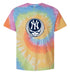 New York Yankees Stealie Tie-Dye Grateful Dead T-Shirt