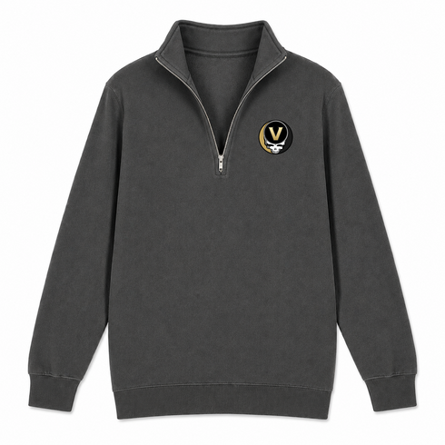 Vanderbilt University - Premium Grateful Dead Quarter-Zip Pullover - Charcoal - 6