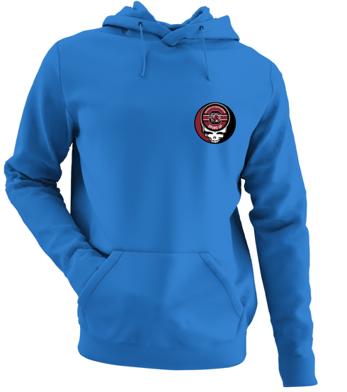 University of South Carolina - Premium Grateful Dead Left Chest Hoodie - Heather Royal - 5