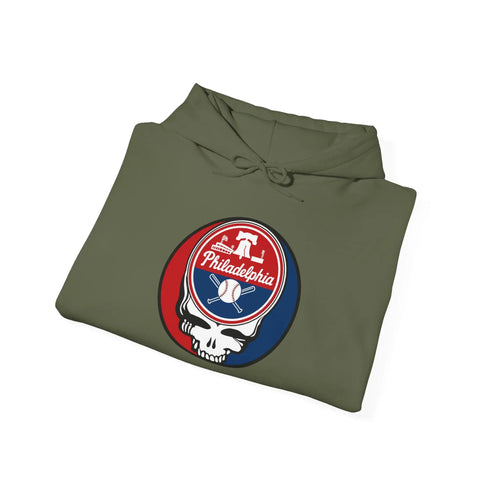 Grateful Dead - Philadephia Baseball Grateful Dead Unisex Heavy Blend Hoodie - MLB - StealieShop