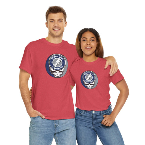 Tampa Bay Lightning Grateful Dead Steal Your Face T-Shirt - NHL StealieShop