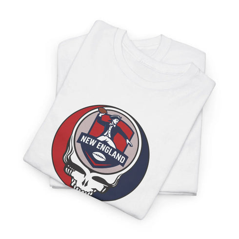 Grateful Dead - New England Patriots Stealie Unisex T-Shirt - NFL - StealieShop