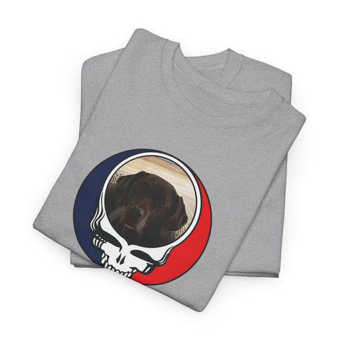 Custom Dog Stealie Unisex Grateful Dead T-Shirt (74)