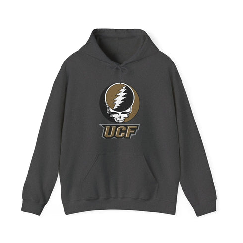 University of Central Florida Grateful Dead Hoodie - Hooded Sweatshirt - UCF - StealieShop