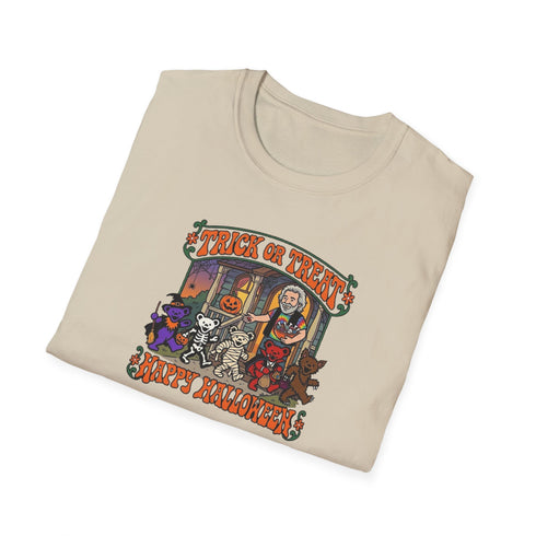 Trick-Or-Treating at Jerry's Place Halloween Stealie T-Shirt