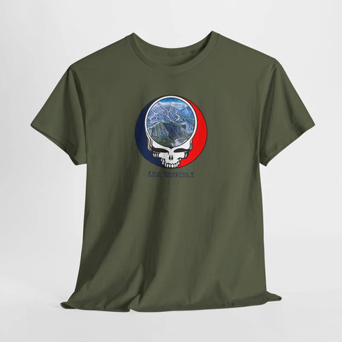 Ride Heavenly Trail Map Stealie Grateful Dead T-Shirt