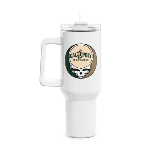 Grateful Dead - Cal Poly Stealie "Fat Man" Tumbler, Double Insulated 40oz Travel Mug - StealieShop