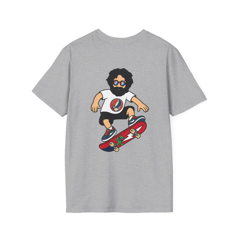 Grateful Dead - Shreddin' Jerry - Life is dead. Two-Sided Print Grateful Dead TShirt - StealieShop