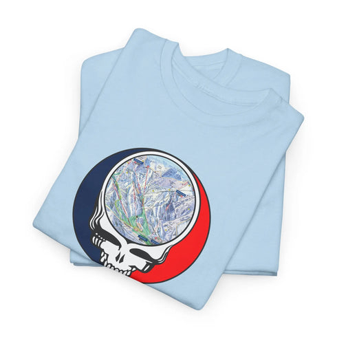 Park City Trail Map Stealie Grateful Dead T-Shirt