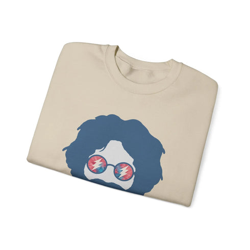 Grateful Dead - Jerry | Life is dead. Crewneck Sweatshirt - StealieShop