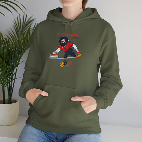 Curlin' Jerry' 2026 Milano Cortina Olympics Unisex Heavy Blend Grateful Dead Hoodie