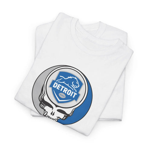 Grateful Dead - Detroit Lions Grateful Dead Steal Your Face T-Shirt - NFL - StealieShop