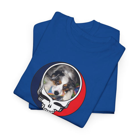 Custom Dog Stealie Unisex Grateful Dead T-Shirt (139)
