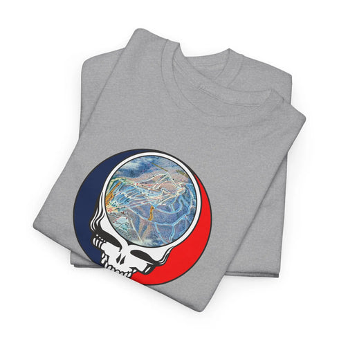 Hunter Mountain Trail Map Stealie Grateful Dead T-Shirt