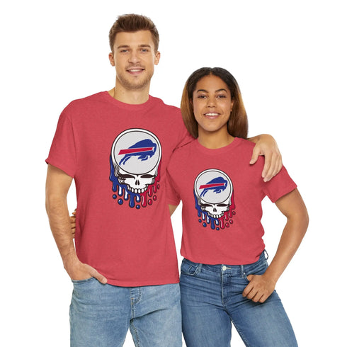 Buffalo Bills Dripping Stealie T-Shirt - NFL Printify