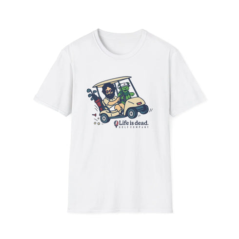 Grateful Dead - Joy Ridin' Jerry and The Bear Life is dead. Golf Company T-Shirt - StealieShop