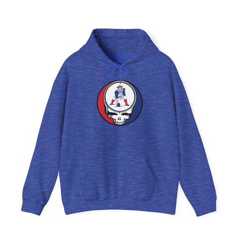 Pat The Patriot New England Patriots Grateful Dead Hooded Sweatshirt - NFL